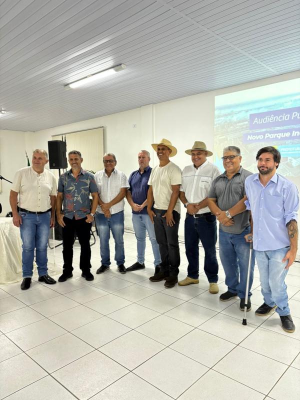 Vereadores participam de “Audiência Pública” que discutiu o Novo Parque Industrial de Laranjeiras do Sul